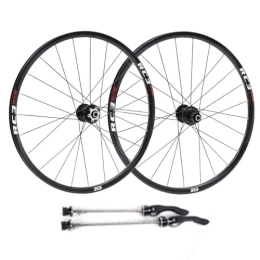 HSQMA Spares Mountain Bike Wheelset 26 / 27.5 / 29" MTB Disc Brake Bicycle Wheelset Quick Release Wheels Rim 24H Carbon Fiber Hub For 9 / 10 / 11 Speed Cassette (Color : 29in Black)