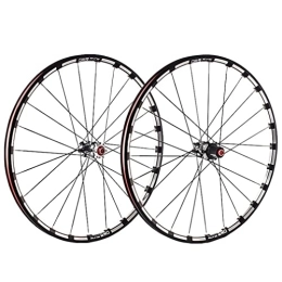 HerfsT Spares Mountain Bike Wheelset 26 / 27.5 / 29" MTB Quick Release Wheels Rim Disc Brake Carbon Hub 24H For 7 / 8 / 9 / 10 / 11 Speed Cassette Flywheel 1840g (Color : Black, Size : 27.5inch)
