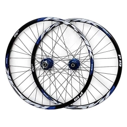 CEmeLi Spares Mountain Bike Wheelset 26 / 27.5 / 29in Disc Brake Sealed Bearing Conical Hub Front + Rear Wheel Quick Release 7 / 8 / 9 / 10 / 11 Speed (Blue 27.5in)