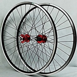 PINGPAI Spares Mountain Bike Wheelset 26 / 27.5 / 29Inch Aluminum Alloy Rim V Brake Disc Brake Dual Purpose MTB Wheels Quick Release 32H Hub Fit 7-12 Speed Cassette Bicycle Wheel 2200g (Size : 27.5inch) (27.5 in)