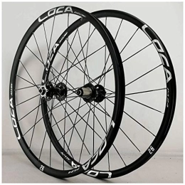 SHKJ Spares Mountain Bike Wheelset 26 / 27.5'' MTB Disc Brake Wheels Double Wall Alloy Rim Quick Release Hub 24H 8 / 9 / 10 / 11 / 12 Speed Cassette (Color : Silver, Size : 27.5inch)