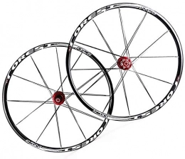 MGE Spares Mountain Bike Wheelset, 26 27.5inch Double Wall MTB Rim 24H Disc Brake Quick Release Compatible 7 8 9 10 11 Bike Wheel
