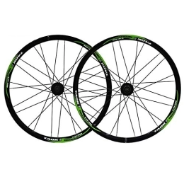 NEZIAN Spares Mountain Bike Wheelset 26 Inch Double Layer Rim Disc / Rim Brake Bicycle Wheel 7 8 9 Speed 24H Quick Release Front And Rear (Color : D)