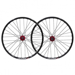 CHICTI Spares Mountain Bike Wheelset 26 Inch Double Wall Alloy Rim Tires 1.75-2.1" Disc Brake 7 8 9 Speed Quick Release Freewheel 32H (Color : C)