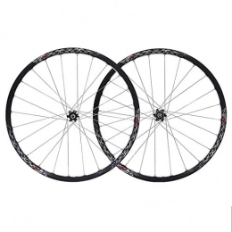 CHICTI Spares Mountain Bike Wheelset 26 Inch Double Wall MTB Rim Quick Release Disc Brake Palin Bearing 8 9 10 Speed With Straight Pull Hub 24 Holes (Color : C)