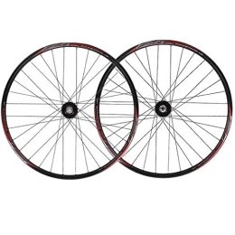 SN Spares Mountain Bike Wheelset 26 Inch Front 2 Rear 4 Palin Bearing Hub Aluminum Alloy Rim Quick Release Disc Brake 7 8 9 10 Speed Cycling Wheel Set (Color : A)
