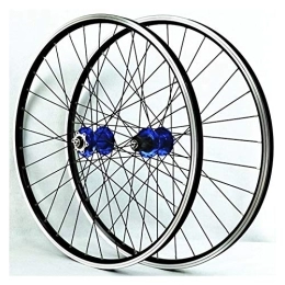 CHICTI Spares Mountain Bike Wheelset 26 Quick Release Front&Rear Bicycle Wheel Set Double Wall Aluminum Alloy Disc / V-Brake Cycling 32 Hole 7-11 Speed (Color : D)