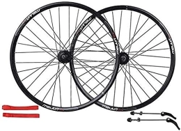 Wxnnx Spares Mountain Bike Wheelset 26Inch, Aluminum Alloy Rim 32H Disc Brake MTB Wheelset, Quick Release Front Rear Wheels, Fit 7-10 Speed, A