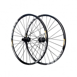 FDSAA Spares Mountain Bike Wheelset 27.5 / 29 Inch Bicycle Carbon Fiber Hub 28H 7-11 Speed Cassette Freewheel MTB Wheels Double Wall Rims Quick Release Disc Brakes (Color : Black, Size : 27.5 Inch)