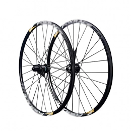 FDSAA Mountain Bike Wheel Mountain Bike Wheelset 27.5 / 29 Inch Bicycle Carbon Fiber Hub MTB Barrel Shaft Wheels Double Wall Rims Disc Brake (Color : Black, Size : 29 Inch)