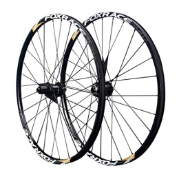FOUFA Spares Mountain Bike Wheelset, 27.5 / 29Inch Aluminum Alloy Rim Disc Brake MTB Wheelset, Quick Release Front Rear Wheels (Color : Black, Size : 29inch)