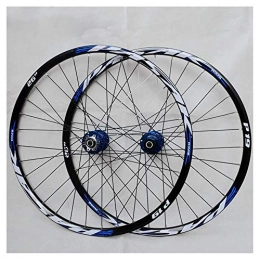 WJPDELP Spares Mountain Bike Wheelset, 29 / 26 / 27.5 Inch Bicycle Wheel (Front + Rear) Double Walled MTB Rim Fast Release Disc Brake 32H 7-11 Speed Cassette
