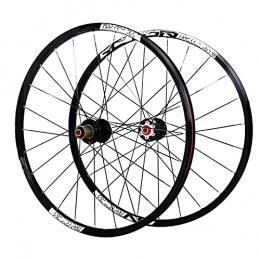 Bewinch Mountain Bike Wheel Mountain Bike Wheelset, 29 / 26 / 27.5 Inch Bicycle Wheel with Ultralight Carbon, Double Walled Aluminum Alloy MTB Rim Fast Release Disc Brake 24H 9-11 Speed, 26in
