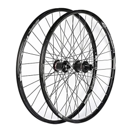 Bewinch Mountain Bike Wheel Mountain Bike Wheelset, 29 / 26 / 27.5 Inch Bicycle Wheel with Ultralight Carbon, Double Walled Aluminum Alloy MTB Rim Fast Release Disc Brake 32H 8-11 Speed, 26in