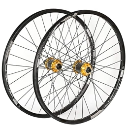 Bewinch Mountain Bike Wheel Mountain Bike Wheelset, 29 / 26 / 27.5 Inch Bicycle Wheel with Ultralight Carbon, Double Walled Aluminum Alloy MTB Rim Fast Release Disc Brake 32H 8-11 Speed, 27.5in
