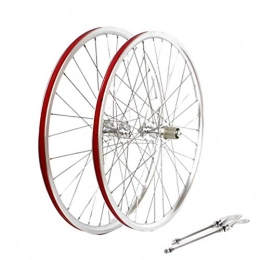 MIAO Spares Mountain Bike Wheelset 700C Aluminum Alloy The Classic 6 Pawls 72 Click System Barrel Shaft Quick Release Disc Brake Wheel Set, suitable for road bikes.