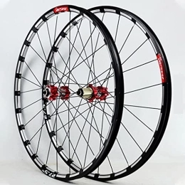 Generic Mountain Bike Wheel Mountain Bike Wheelset Disc Brake 26" 27.5" Bicycle Rim MTB Wheels 24 Holes Hub For 7 / 8 / 9 / 10 / 11 / 12 Speed Cassette Front And Rear Wheel 1750g Bolt On (Size : 27.5inch, Type : Quick release) (Quic