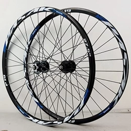 SHBH Mountain Bike Wheel Mountain Bike Wheelset Disc Brake Quick Release Cycling Wheels 26 / 27.5 / 29 Inch MTB Rim 32H Hub for 7 / 8 / 9 / 10 / 11 / 12 Speed Cassette 2050g (Color : Blue, Size : 27.5inch)