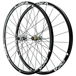 CEmeLi Spares Mountain Bike Wheelset For 26 / 27.5 / 29 In Rim Disc Brake Front & Rear Wheel Thru?axle 24H 8 / 9 / 10 / 11 / 12 Speed Flywheel (Silver 27.5in)