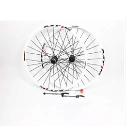 Generic Mountain Bike Wheel Mountain Wheel Set, 26 Inches Aluminum Alloy Quick Release Version Breaking Wind Spokes Support 8 / 9 / 10 / 11 Speed Bike Front Wheel Rear Wheel (26 inch)