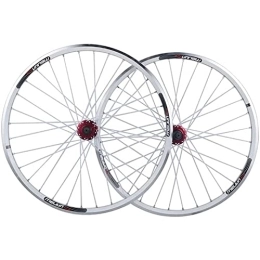 AWJ Spares MTB 26 Inch Bicycle Wheelset, Double Wall Alloy Rim Disc / Rim Brake Quick Release Bike Wheel 7 / 8 / 9 / 10 Speed Wheel