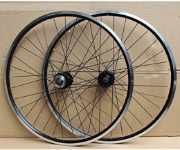 LIMQ Mountain Bike Wheel MTB Bicycle Wheels 26 Inch Double Layer Rim Bicycle Wheelset Sealed Bearing Disc / Rim Brake Quick Release 8-10 Speed Cassette Flywheel 24H