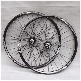WYJW Mountain Bike Wheel MTB Bicycle Wheelset 26" / 27.5" / 29" for Mountain Bike Double Wall Alloy Rim Disc Brake 7-11 Speed Card Hub Sealed Bearing QR 32H