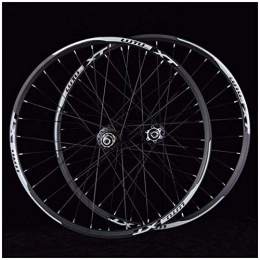 LJYY Spares MTB Bicycle Wheelset 26 27.5 29 In Mountain Bike Wheel Double Layer Alloy Rim Sealed Bearing 7-11 Speed Cassette Hub Disc Brake 1100g QR 24H Bike Wheel