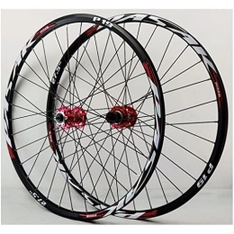 JAMCHE Spares MTB Bicycle Wheelset 26 27.5 29 Inch, Aluminum Alloy Mountain Bike Wheels Rim QR Disc Brake Front & Rear Wheel, Sealed Bearing Hubs 7-12 Speed Wheels