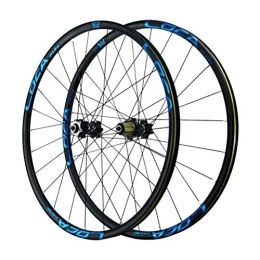 Dbtxwd Spares MTB Bicycle Wheelset 26 27.5 29 Inch Disc Brake Double Layer Alloy Rim Mountain Bike Wheel 6 Pawls Sealed Bearing QR 1665G, Blue, 29inch