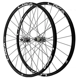 Dbtxwd Spares MTB Bicycle Wheelset 26 27.5 29 Inch Disc Brake Double Layer Alloy Rim Mountain Bike Wheel 6 Pawls Sealed Bearing QR 1665G, Silver, 26inch