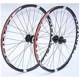 HJXX Mountain Bike Wheel MTB Bike Wheel Set, Mountain Bike Wheelset, Bicycle Wheelset, Cycling Rims, Bicycle Wheels, Double Wall Rims Disc Brake 8-10 Speed Cassette Hub 32h