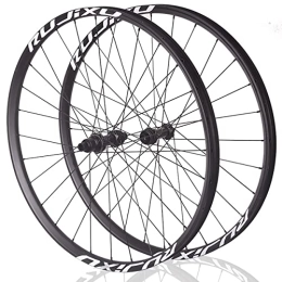 Asiacreate Mountain Bike Wheel MTB Bike Wheels 26 27.5 29'' Center Lock BOOST Sealed Bearing Bicycle Hub Disc Brake Rim For 8 / 9 / 10 / 11 / 12 Speed (Color : Black A, Size : 29'')