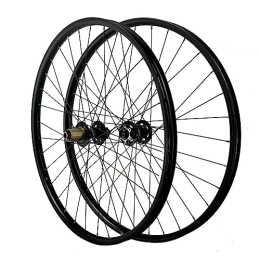 JAMCHE Mountain Bike Wheel MTB Bike Wheels 26 27.5 29 Inch Aluminum Alloy Hybrid Bike Hub Disc Brake Mountain Rim 15 * 100 mm for 7-12 Speed Black
