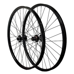 DYSY Spares MTB Bike Wheels 26 27.5 29 Inch Aluminum Alloy Hybrid Bike Hub Disc Brake Mountain Rim 15 * 100 mm for 7-12 Speed Black (Color : Black, Size : 29 inch)