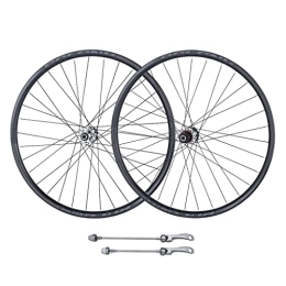 DYSY Mountain Bike Wheel MTB Bike Wheelset 26 / 27.5 / 29 Inch, Tubeless Wheels Aluminum Alloy Sealed Bearings Hub QR 9mm 32 Hole Disc Brake For 7 / 8 / 9 / 10 / 11 Speed (Color : Silver, Size : 26 inch)