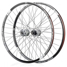 HWL Spares MTB Bike Wheelset 26 Inch, 29 Inch Cycling Wheels Double Wall Quick Release Hybrid Cycling Disc Brake 32 Hole 8 9 10 11 Speed (Size : 26 inch)