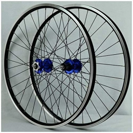 HWL Spares MTB Bike Wheelset 26 Inch, Double Wall Aluminum Alloy Disc / V Brake Bearings Hub Hybrid / Mountain Rim 7 / 8 / 9 / 10 / 11 Speed