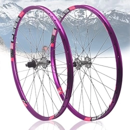 Asiacreate Mountain Bike Wheel MTB Wheelset 26 / 27.5 / 29 Inch Disc Brake Bicycle Front Rear Wheel 32 Spokes Mountain Bike Rims 8 9 10 11 12 Speed Cassette Thru Axle Sealed Bearing Hubs (Color : Sliver, Size : 29'')