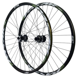 ZFF Spares MTB Wheelset 26 / 27.5 / 29 Inch Disc Brake Quick Release Mountain Bike Wheel Aluminum Alloy Rim Front And Rear Wheel 8 / 9 / 10 / 11 / 12 Speed Cassette 32 Holes (Color : Svart, Size : 29'')