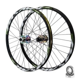 DYSY Spares MTB Wheelset 26" 27.5" 29" Quick Release Disc Brake 32H Mountain Bike Wheels High Strength Aluminum Alloy Rim Black Wheel for 7-11 Speed Cassette Cycling Wheelset 2150G (Color : Chrome, Size : 29 IN