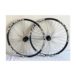 ZFF Mountain Bike Wheel MTB Wheelset 26 / 27.5 / 29inch Disc Brake Quick Release Mountain Bike Wheel Aluminum Alloy Double Wall Rim 7 / 8 / 9 / 10 / 11 Speed Cassette 32 Holes Round Spokes (Color : Svart, Size : 29'')