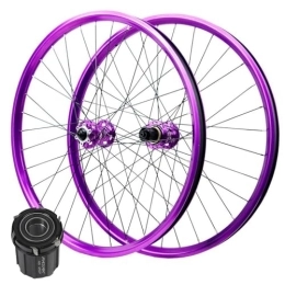 DYSY Mountain Bike Wheel MTB Wheelset 26 Inch 27.5" 29 er Aluminum Alloy Mountain Bicycle Rim Sealed Bearing HG Hubs 32H Wheel 7-11 Speed 2070g (Size : 27.5 inch)
