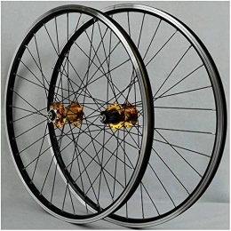 Wxnnx Spares MTB Wheelset 26 Inch Bicycle Rim 32 Spoke Mountain Bike Front & Rear Wheel Disc / Rim Brake 7-11speed Cassette QR Sealed Bearing Hubs, A