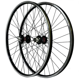 Dbtxwd Spares MTB Wheelset 26 Inch Handmade Standard Bicycle Rim 32 Spoke Mountain Bike Front & Rear Wheel Disc / Rim Brake 7-11Speed Cassette QR Sealed Bearing Hubs, Black