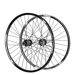  Spares MTB Wheelset, Aluminum Alloy Rim 32 Spoke Disc Brake Mountain Bike Wheelset, 26 / 27.5 / 29 Inch Front Rear Wheels Bike Wheels, Fit 7-12 Speed Cassette, A, 29in