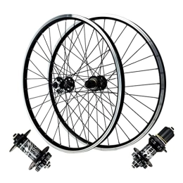 DYSY Spares MTB Wheelset V Brake 26 27.5 29 Inch, Aluminum Alloy Hybrid / Mountain Cycling 32 Hole Disc Brake Rim HG Sealed Bearings 2250g For 7 / 8 / 9 / 10 / 11 Speed (Size : 26inch)