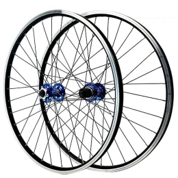 MYKINY Spares MYKINY Disc Brake Mountain Bike Wheels, 26 27.5 29 In Aluminum Alloy CNC Brake Edge Sealed Bearing QR Bicycle Rims 8-12 Speed Cassette Wheel (Color : Blue, Size : 27.5inch)
