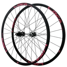 MYKINY Mountain Bike Wheel MYKINY Disc Brake Mountain Bike Wheels, 26 / 27.5 / 29in Aluminum Alloy 24 Holes 5 Claw Tower Base Micro Spline 12 Speed Double Wall Rims Wheel (Color : Red, Size : 26inch)