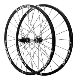 MYKINY Mountain Bike Wheel MYKINY Disc Mountain Bike Wheels, Straight Pull 24 Holes Front 2 Rear 4 Bearings Micro Spline 12 Speed for 26 27.5 29 X1.5-2.4 Inch Tires Wheel (Color : Silver, Size : 26inch)